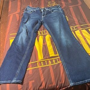 Dark Blue Denim Jeans